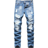 Men's Personality Hole Jeans
